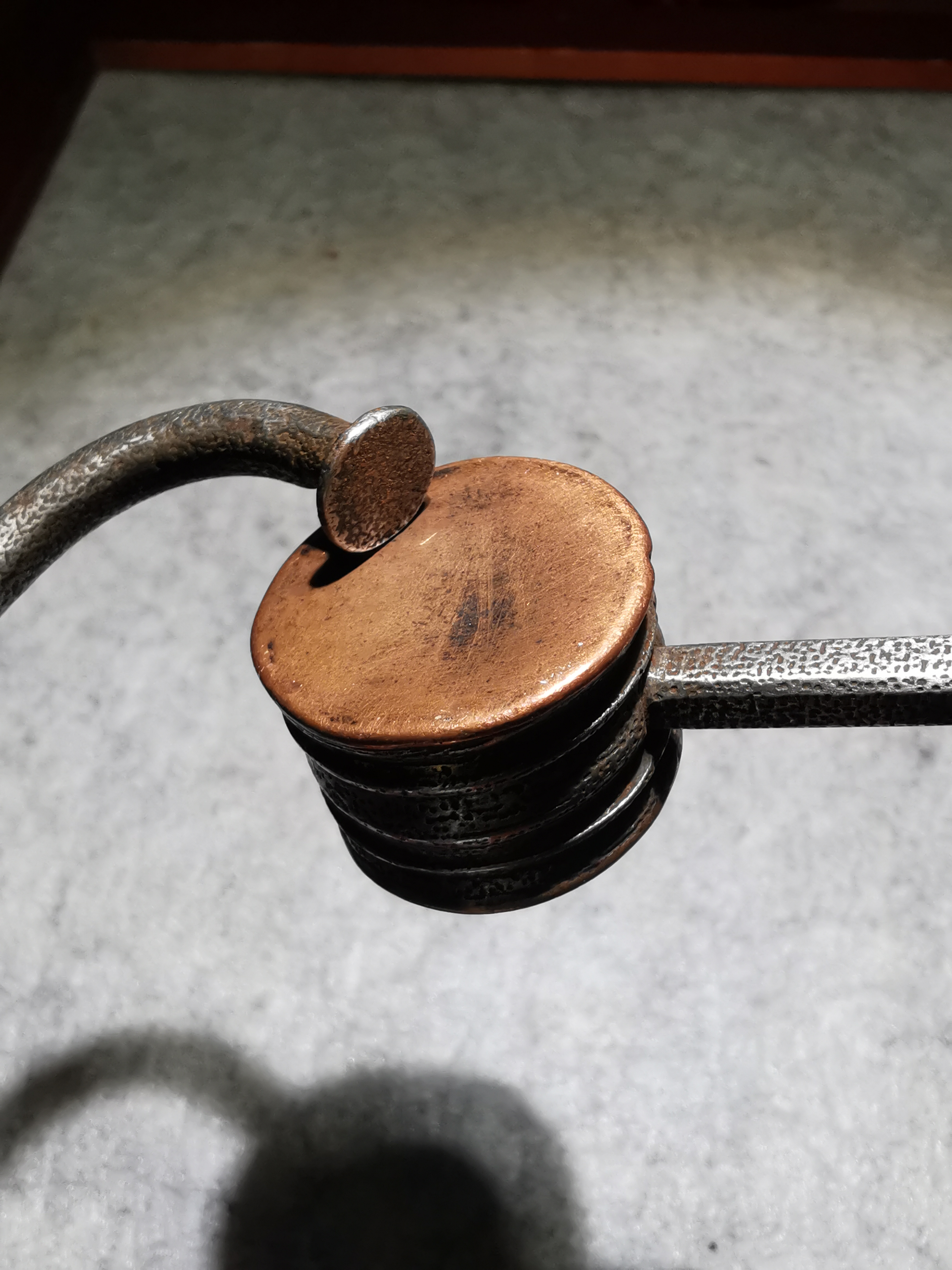 13825  老天铁措铜摆件挂件