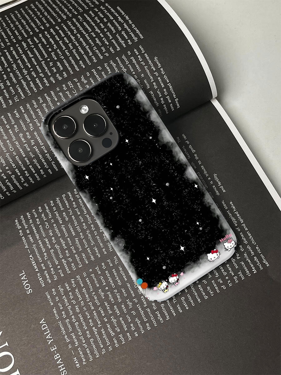 星空猫咪手机壳适用于苹果16promax17华为荣耀vivo小米等