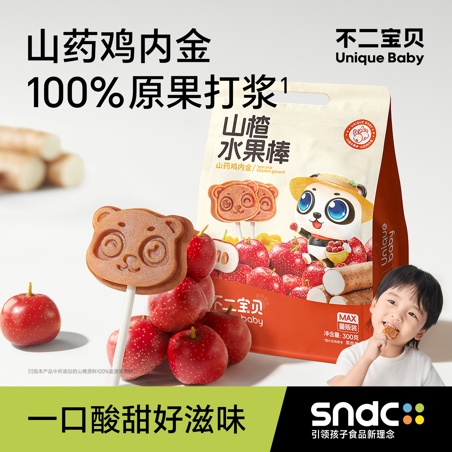 不二宝贝山楂鸡内金水果棒棒糖条片干果丹皮碎搭婴儿童宝宝零食SW