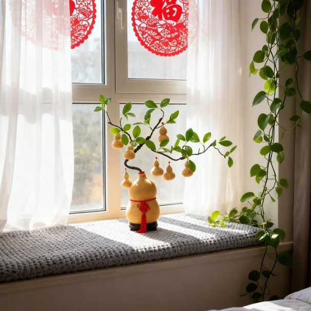 天然葫芦大胖墩寓意吉祥适合乔迁开业办公室家居装饰装饰品客厅