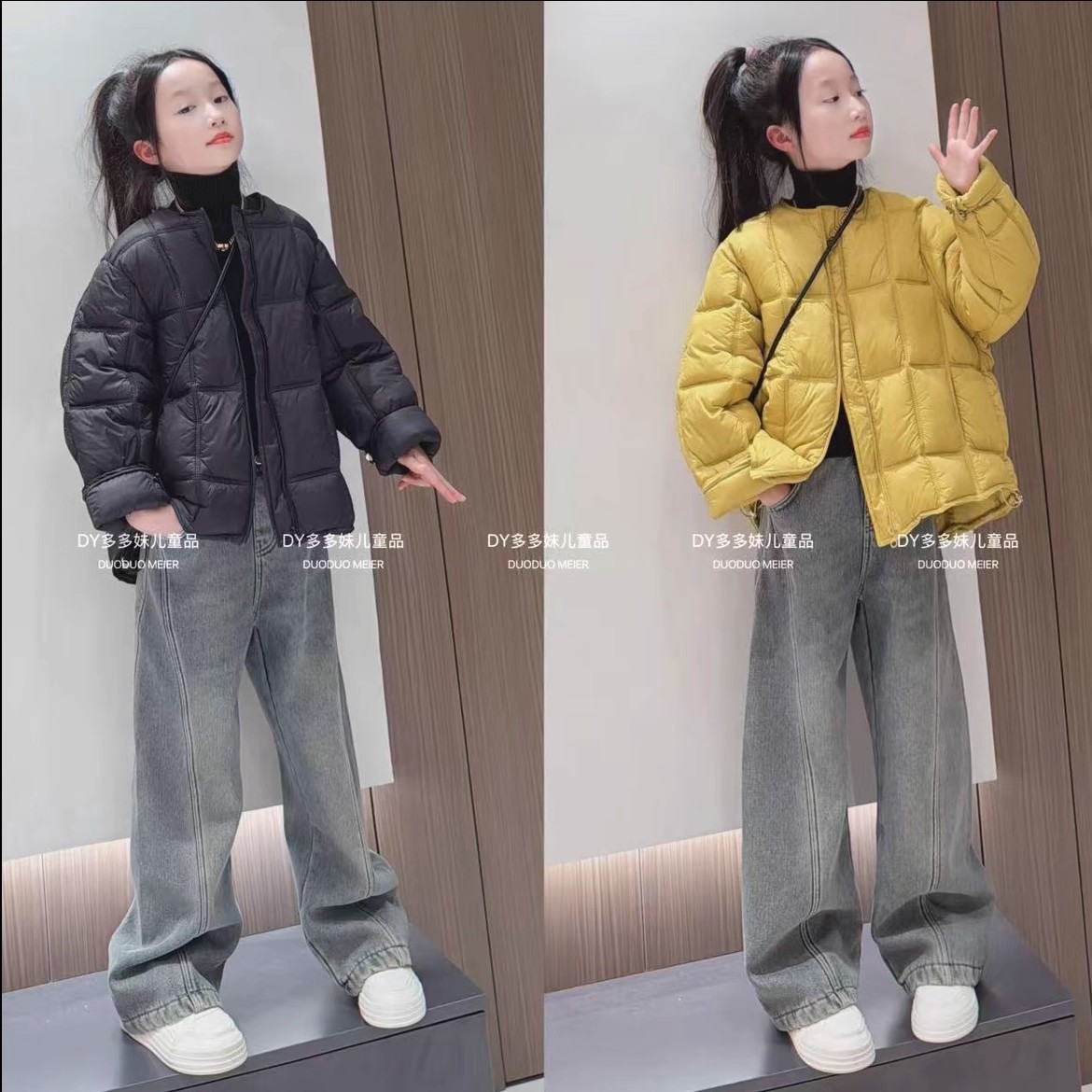 女童棉服外套秋冬款2025新款洋气儿童装上衣冬季女大童休闲棉衣潮