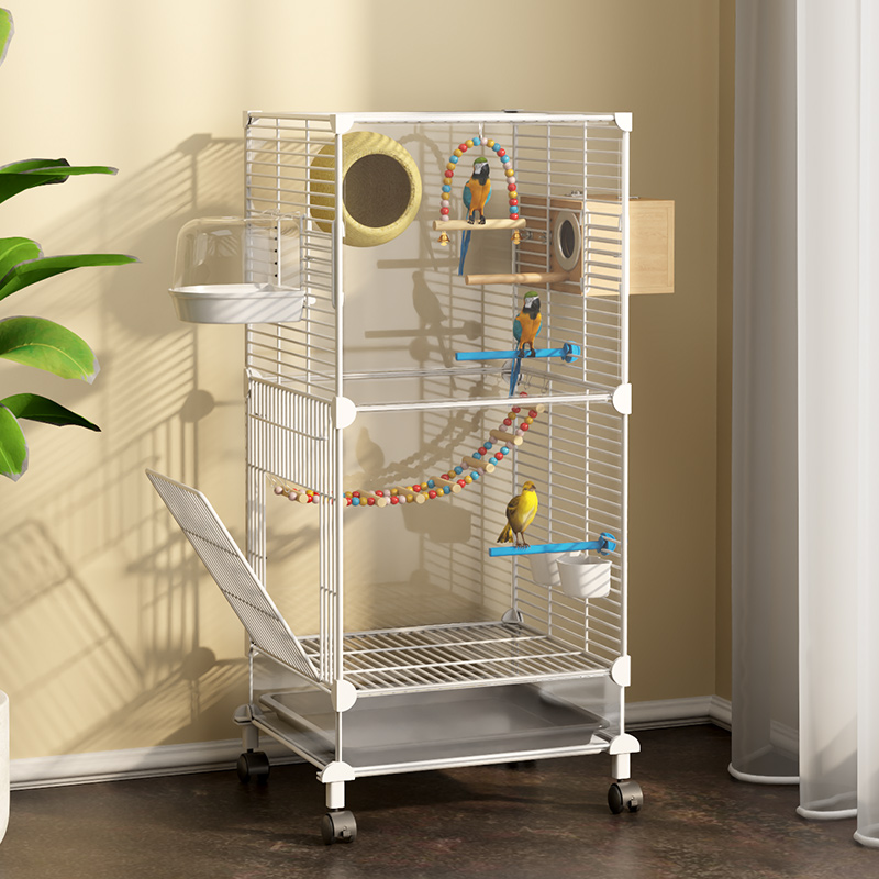 家用大号鹦鹉笼鸟笼带繁殖箱珍珠玄凤虎皮八哥专用豪华别墅