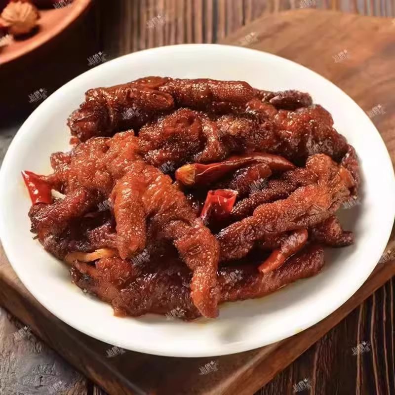 仙鹤来虎皮凤爪袋即食卤味鸡爪香辣鸡爪追剧解馋下酒菜零食