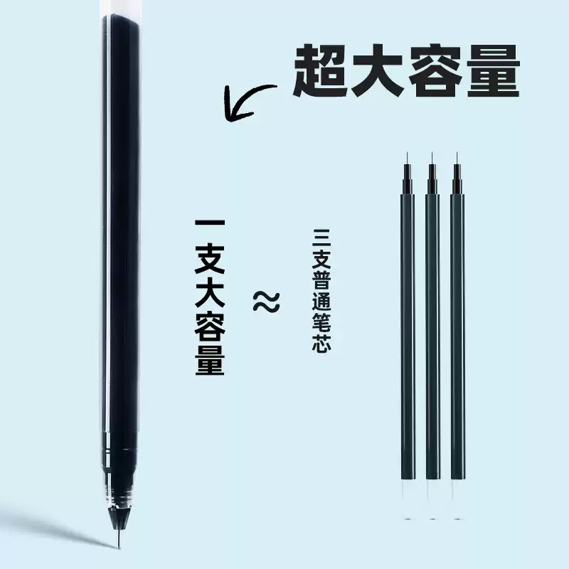 BEIFA贝发大容量巨能写中性笔0.5mm学生专用考试刷题签字笔DB