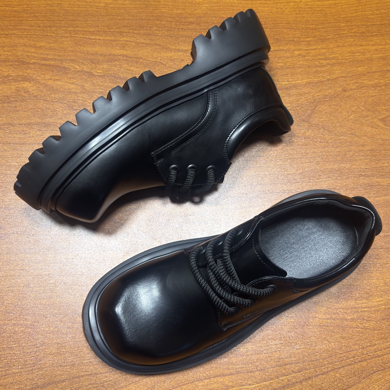 大头米奇德比鞋休闲皮鞋厚底时尚男皮鞋clean休闲百搭韩版英伦