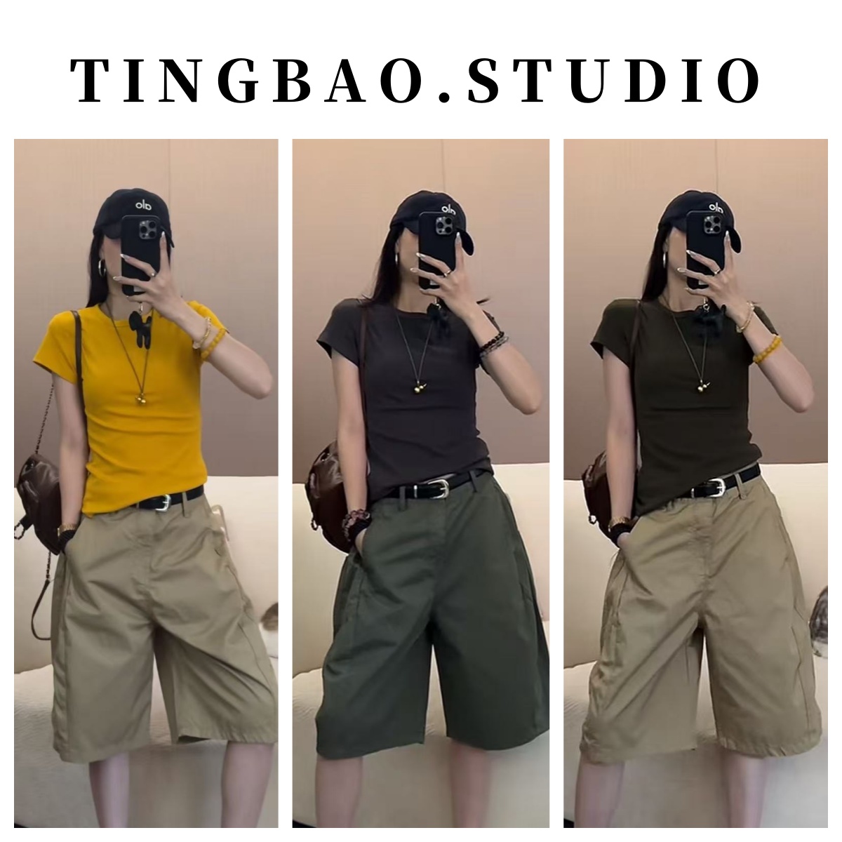 【纸片人T】新款韩式简约纯色百搭显瘦短袖修身T恤上衣