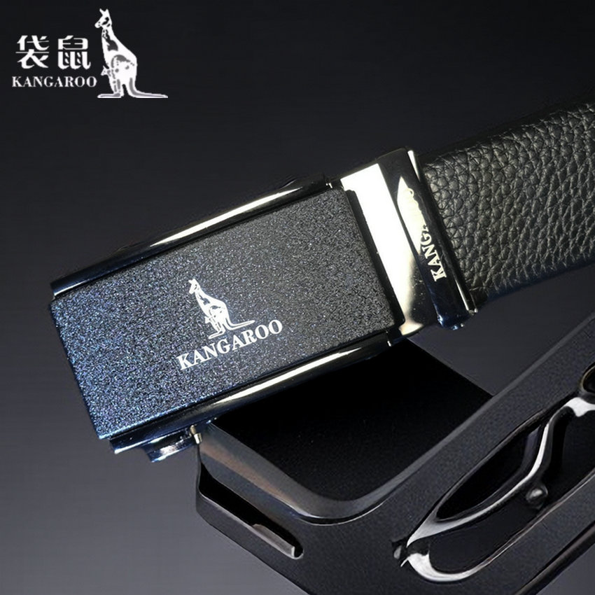 KANGAROO/袋鼠男士皮带牛皮皮带时尚休闲百搭商务韩版潮流裤腰带