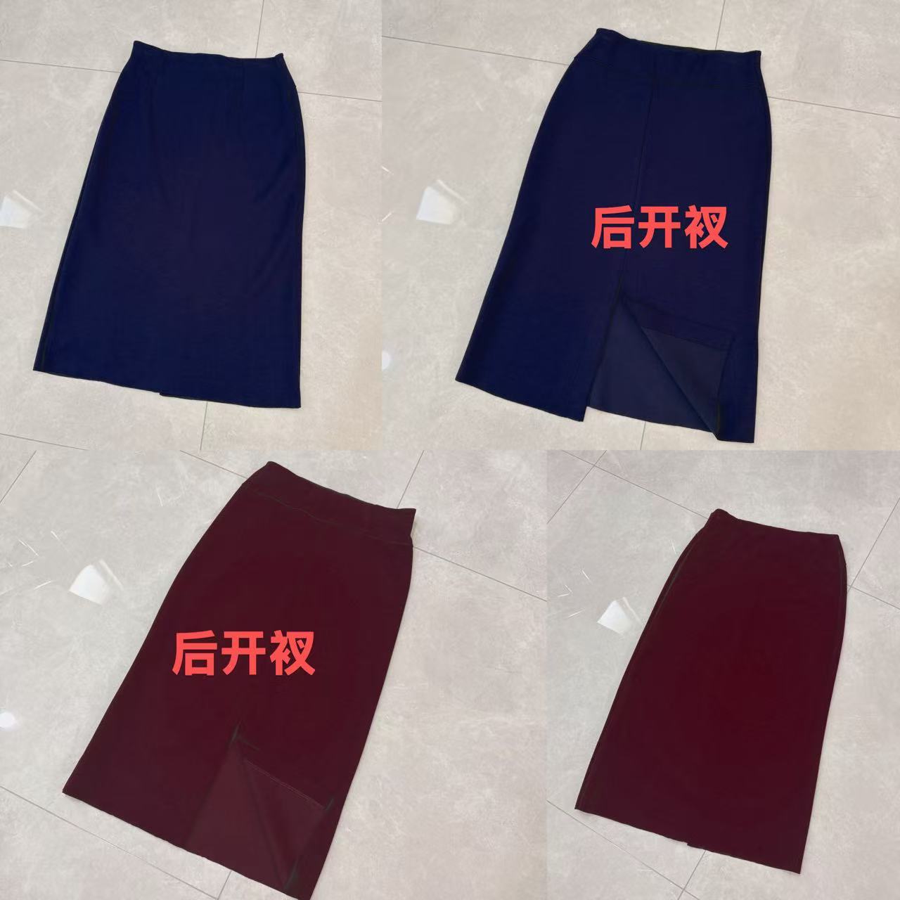 休闲空气层时尚半身裙高腰连衣裙H型