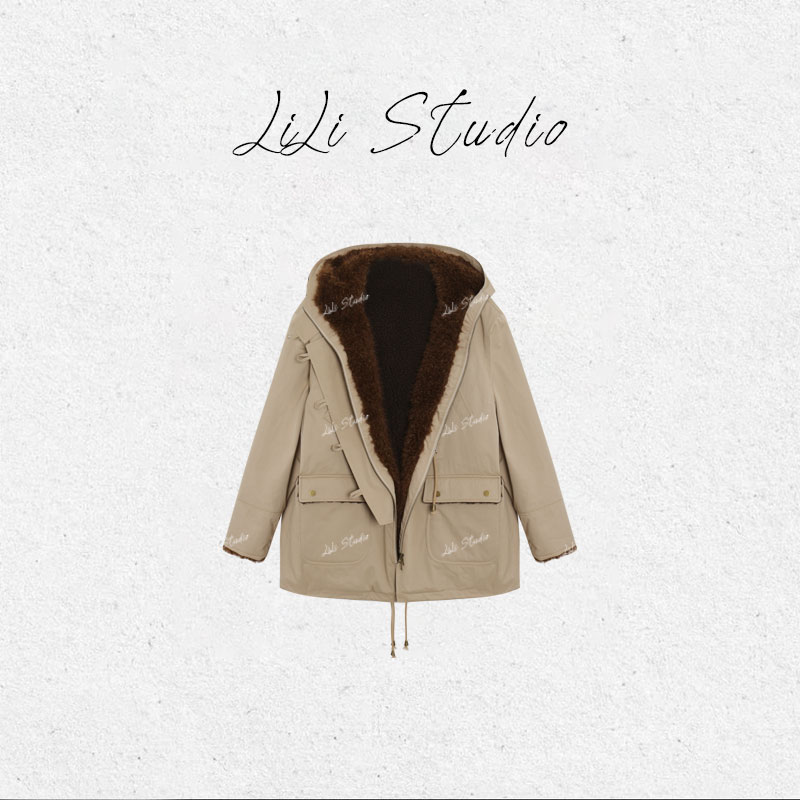 PCNY丨不理理「温暖浅廓」百搭加厚毛毛内里连帽保暖派克服