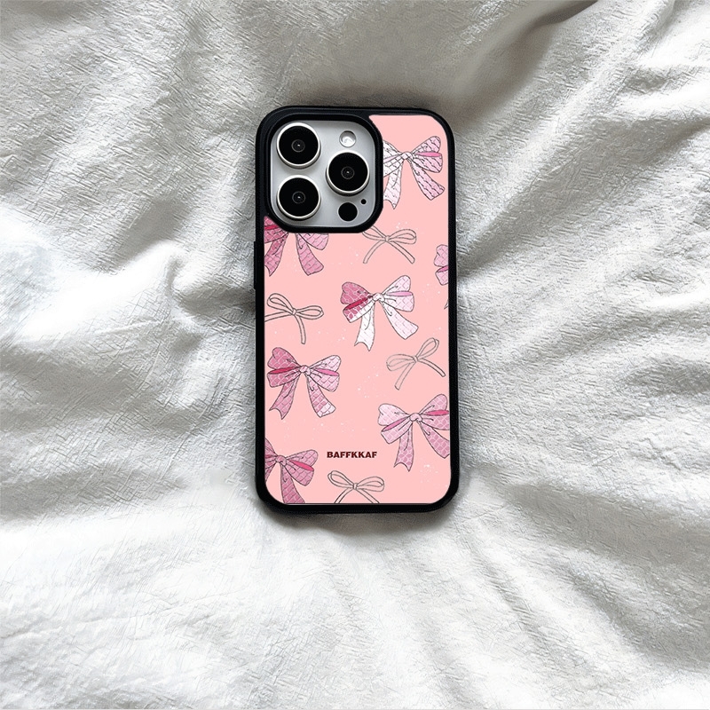 新款LJ035鎏金蝴蝶结鎏金手机壳适用苹果17/16promax小米15oppox8