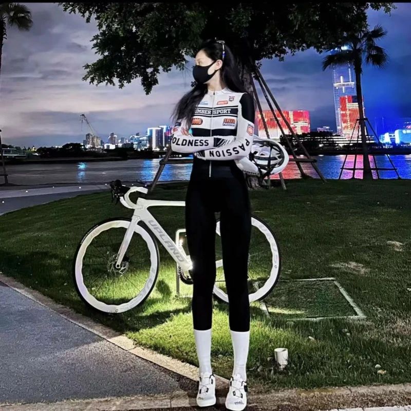 2025春夏秋新款男女机车公路车骑行服显瘦透气68上衣牛奶丝