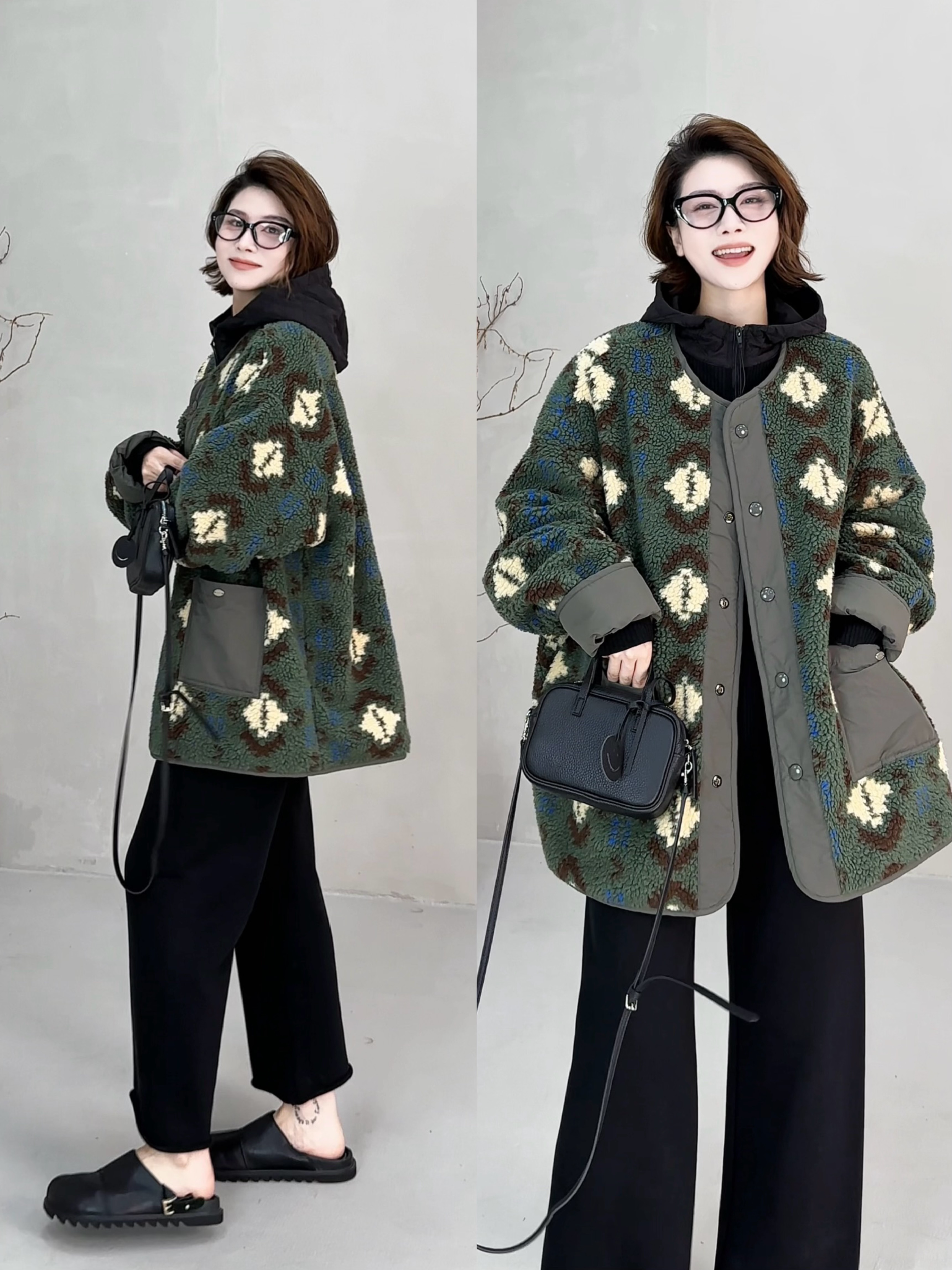 YYOUHAN 2025春秋【那不勒斯湾】极简风显瘦百搭撞色外套 2509C6184