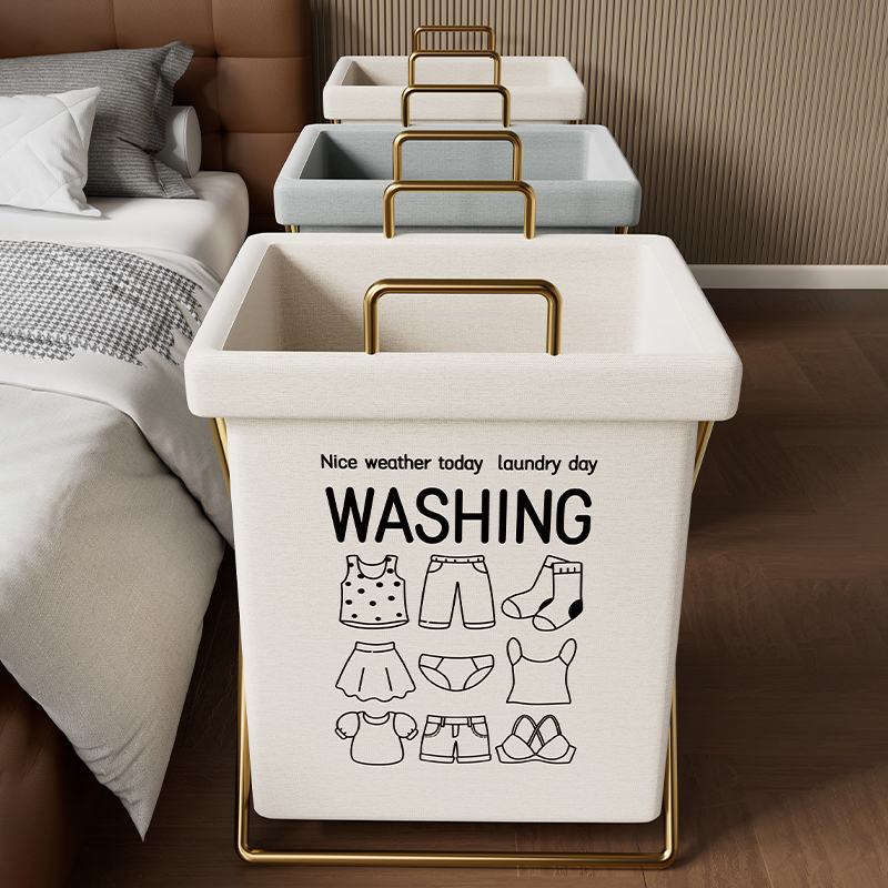 脏衣篓家用高颜值轻奢浴室脏衣篮洗衣服篮大容量分类放衣服收纳筐