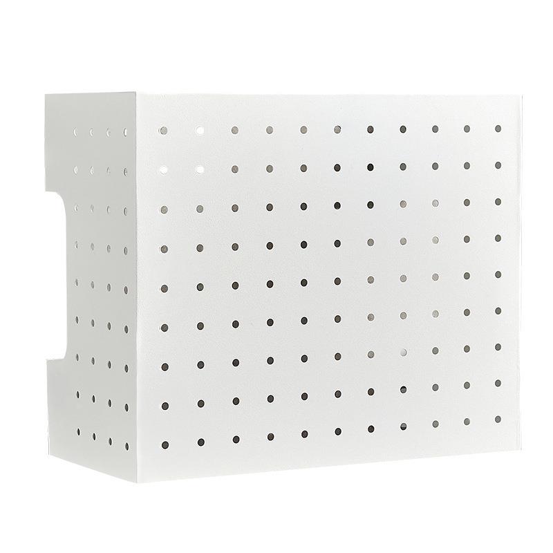 厨房洞洞板免打孔墙面置物架壁挂式热水器遮挡板炉天燃气装饰伦才