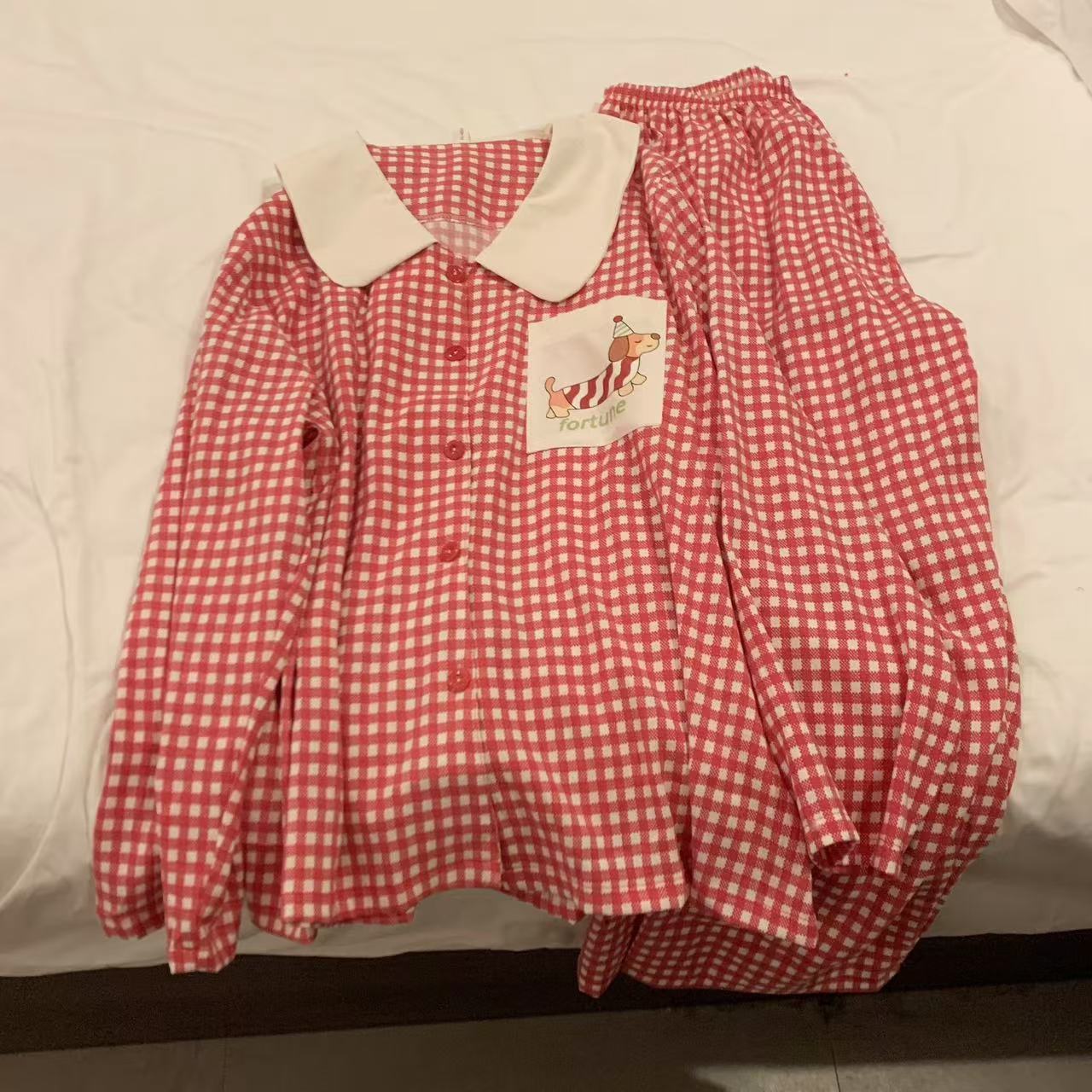 圣诞快乐｜230斤胖mm长袖睡衣套装薄款早秋大码家居服微胖少女