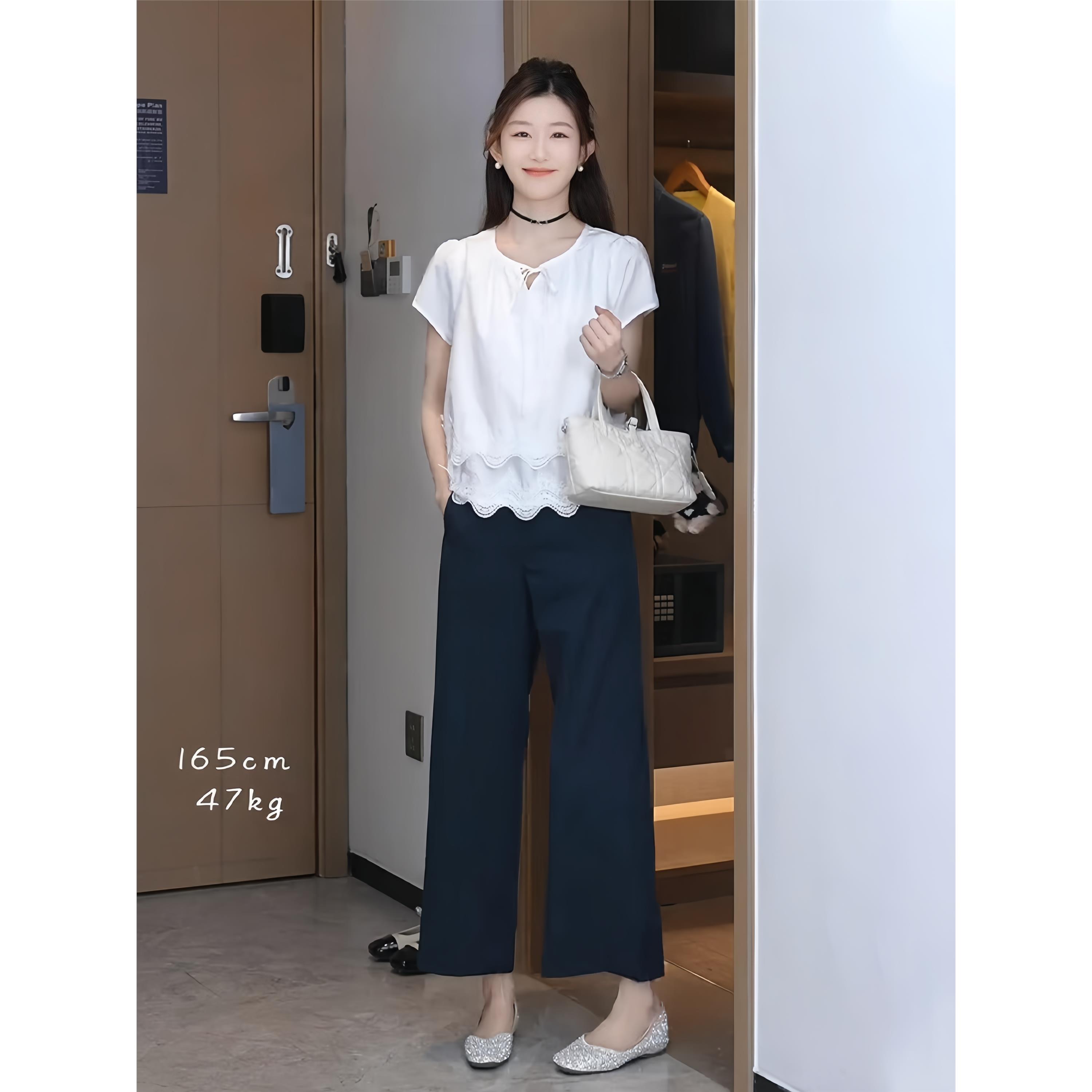 2025超火夏季大方得体穿搭一整套韩系氛围感减龄小香风两件套装女