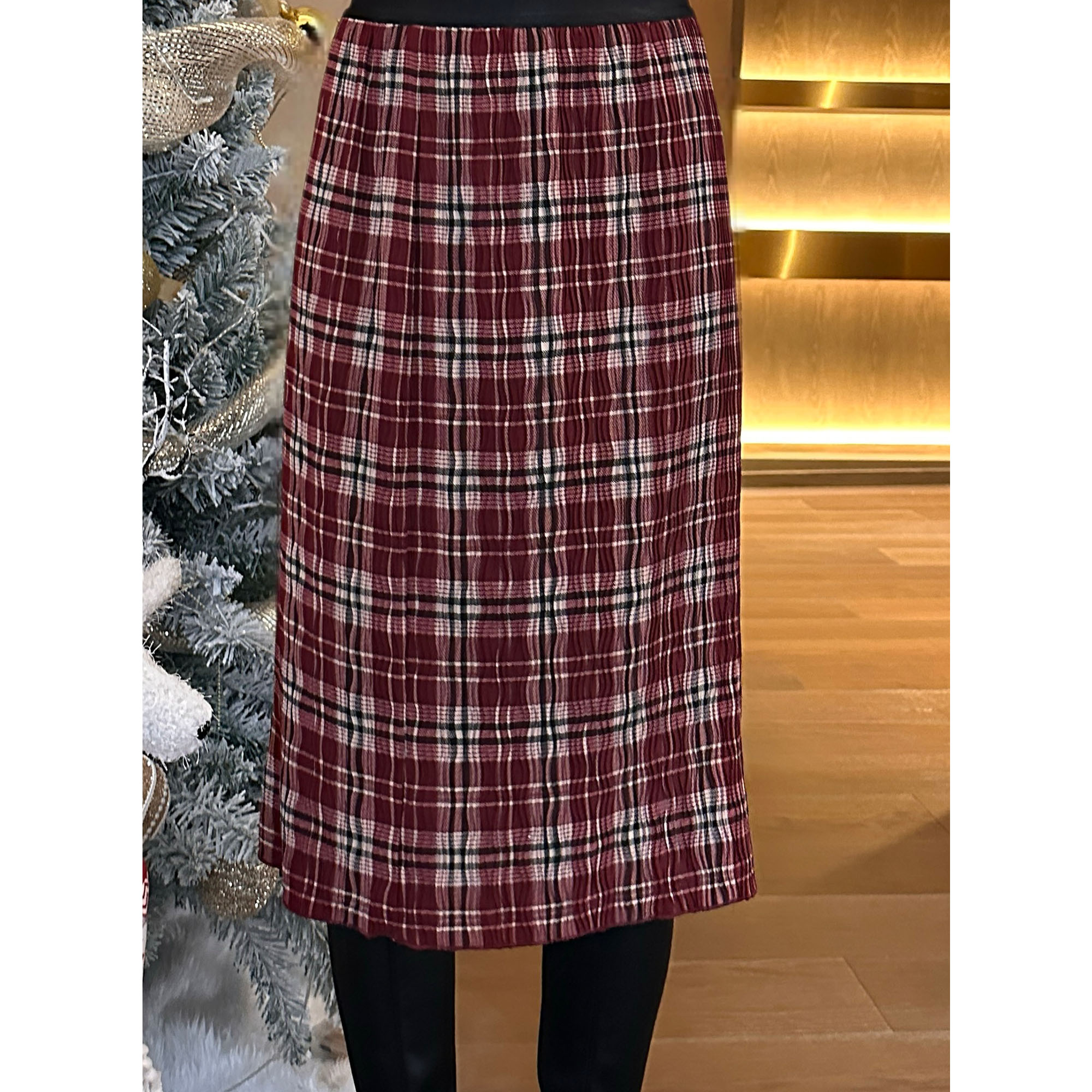 AME  格雷美人裙   重工压折反秩序空长线条半裙ZD10BZHJ303