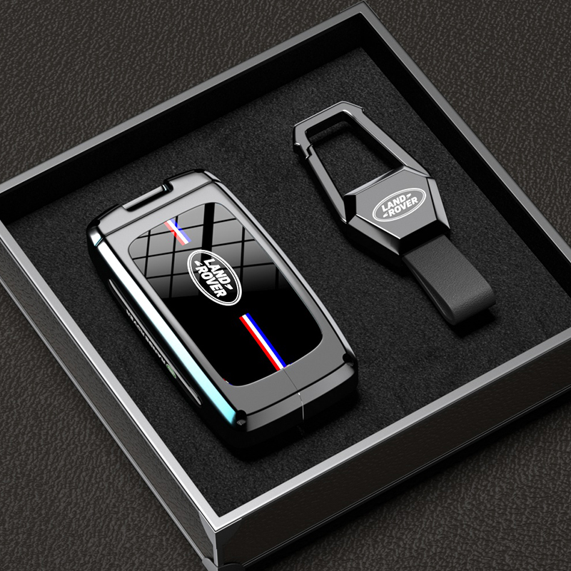 路虎钥匙套卫士110改装件极光l用品发现4神行者2运动版星脉壳扣包