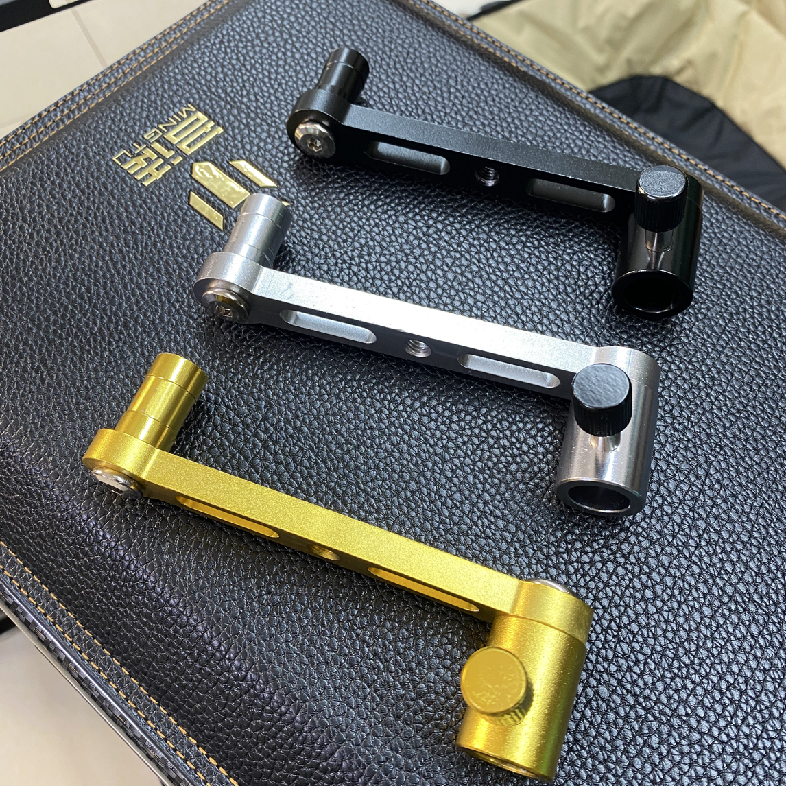 铝合金食盒过桥钓箱食盒架加长拐角拉饵盘延长臂横向钓椅钓箱通用