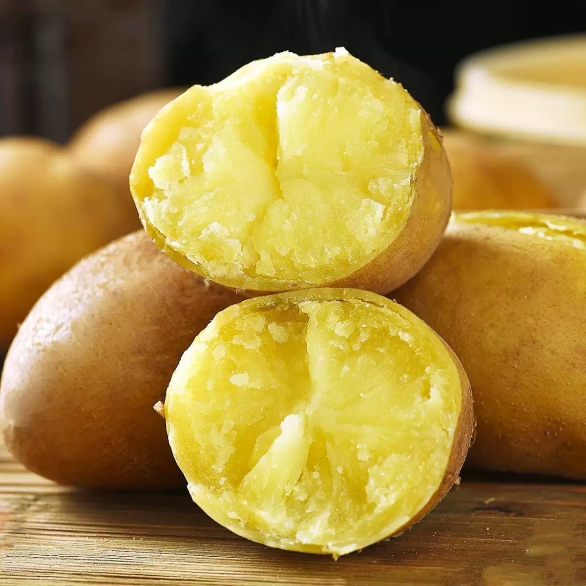 A陕西高山沙地黄心土豆带箱9.5-10斤洋芋软糯黄皮2025新鲜现挖