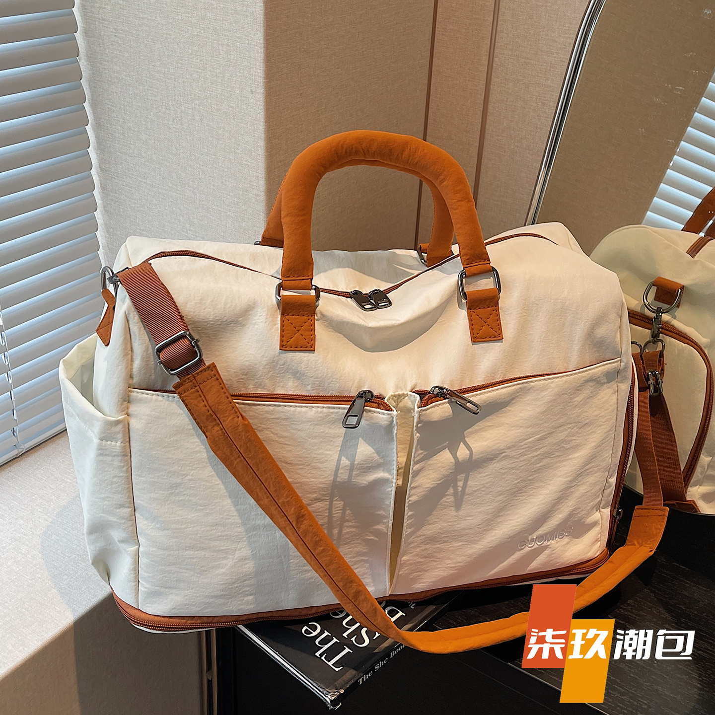 柒玖可扩容大容量旅行包手提短途出差登机旅游运动健身行李收纳包