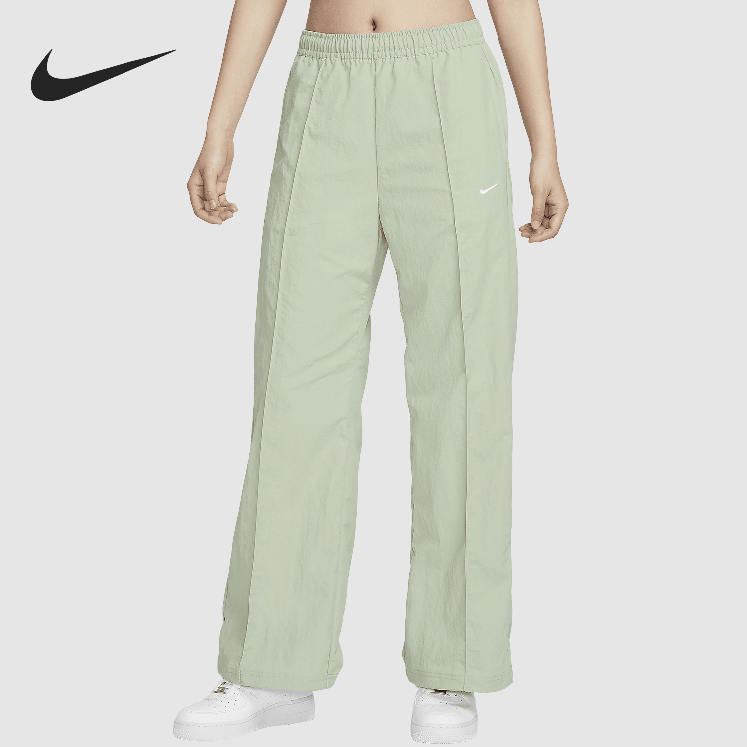 Nike/耐克正品Sportswear女士中腰梭织宽松长裤FQ3589-370