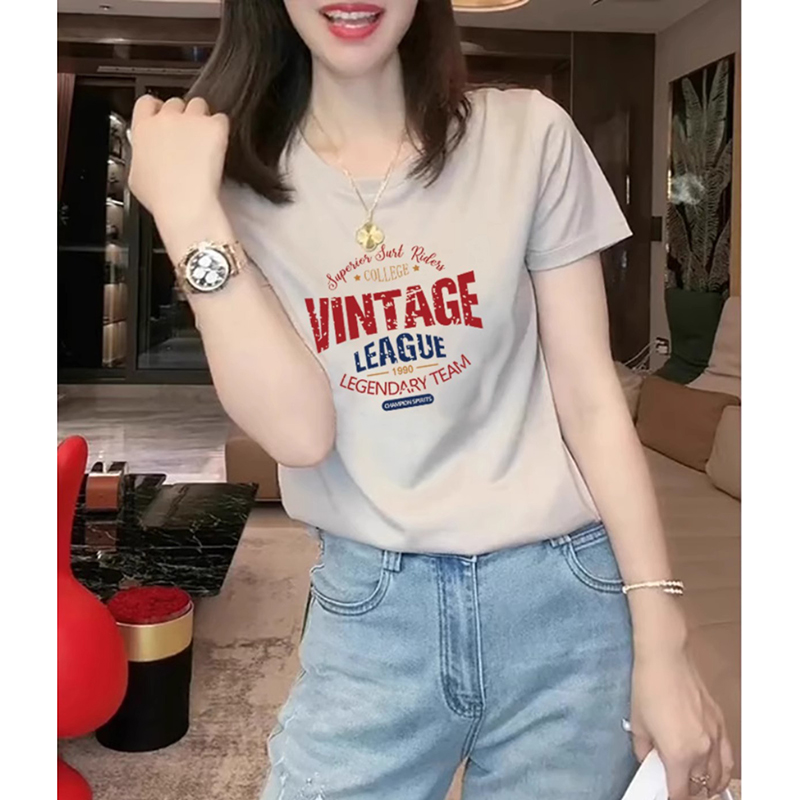 2025年新款正肩洋气短袖独特超好看设计感纯棉上衣t恤女夏季