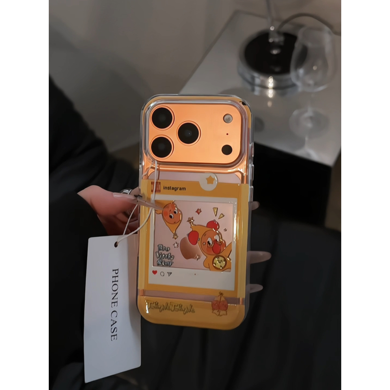 小黄人ins框适用苹果17pro手机壳16pm太空14plus二合一12女小众13