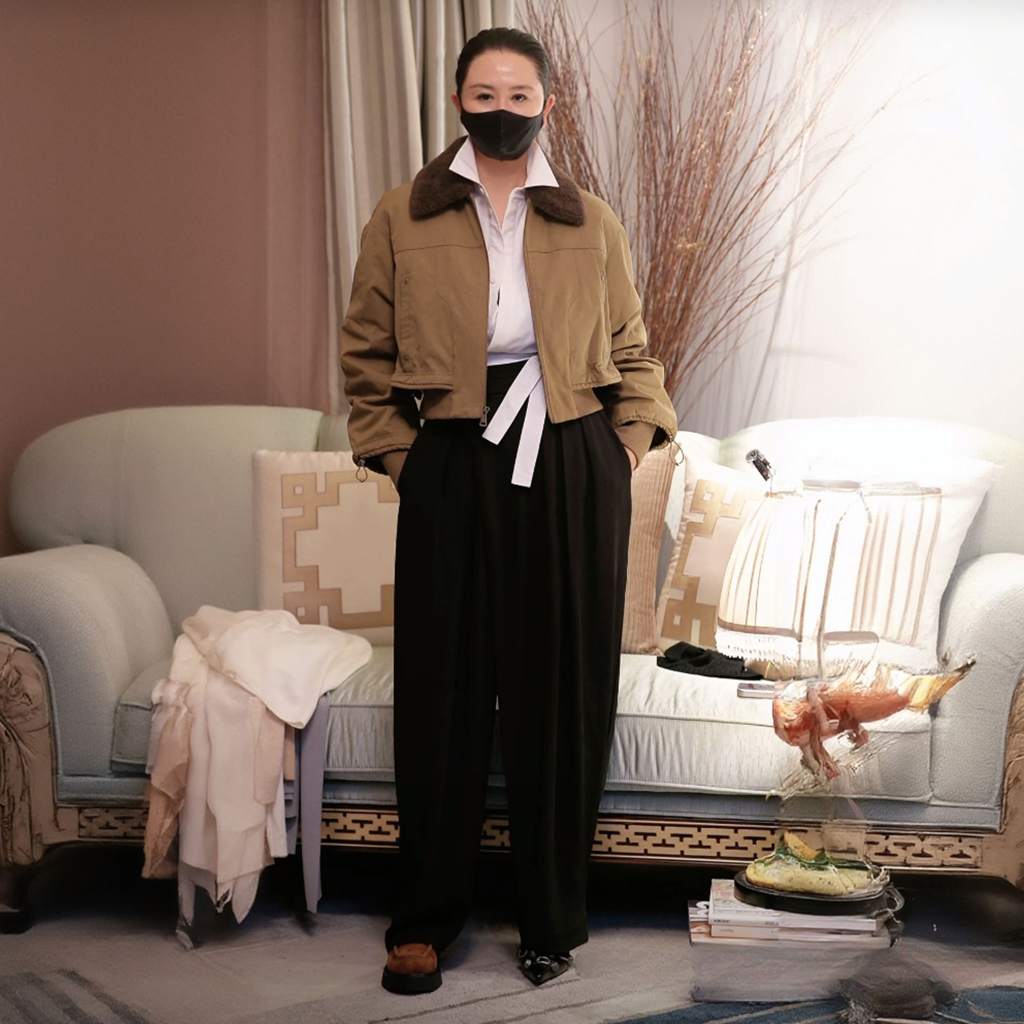 璇之恋·王璇「周末织·当恩短款羽绒服」王璇原创设计