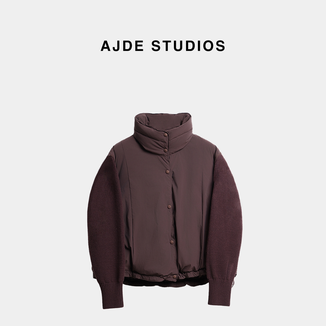 AJDE｜欧包拼接针织鹅绒服 01秋冬穿搭