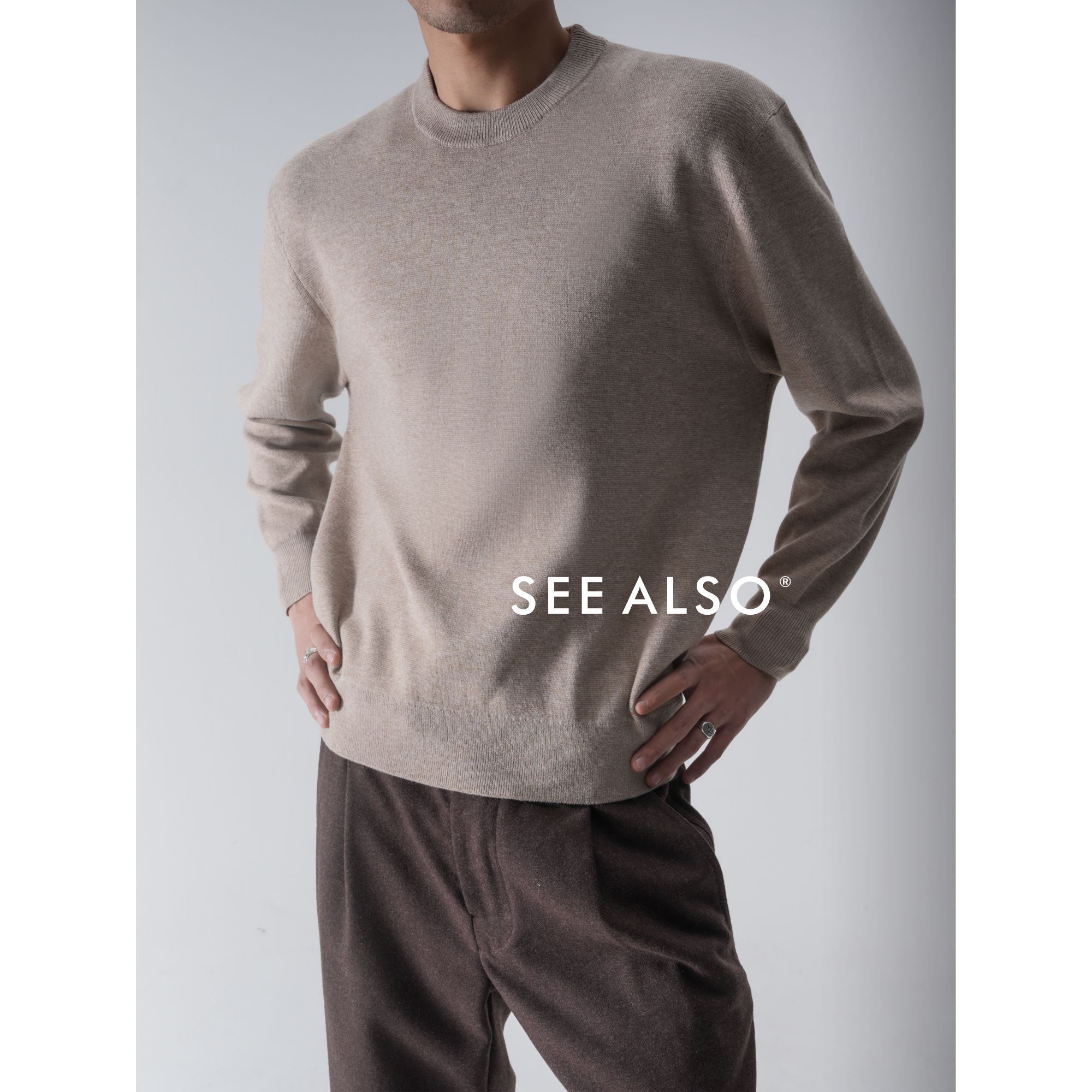 SEE ALSO『国王的礼物』桑蚕丝绵羊毛松弛新贵老钱秋冬针织衫毛衣