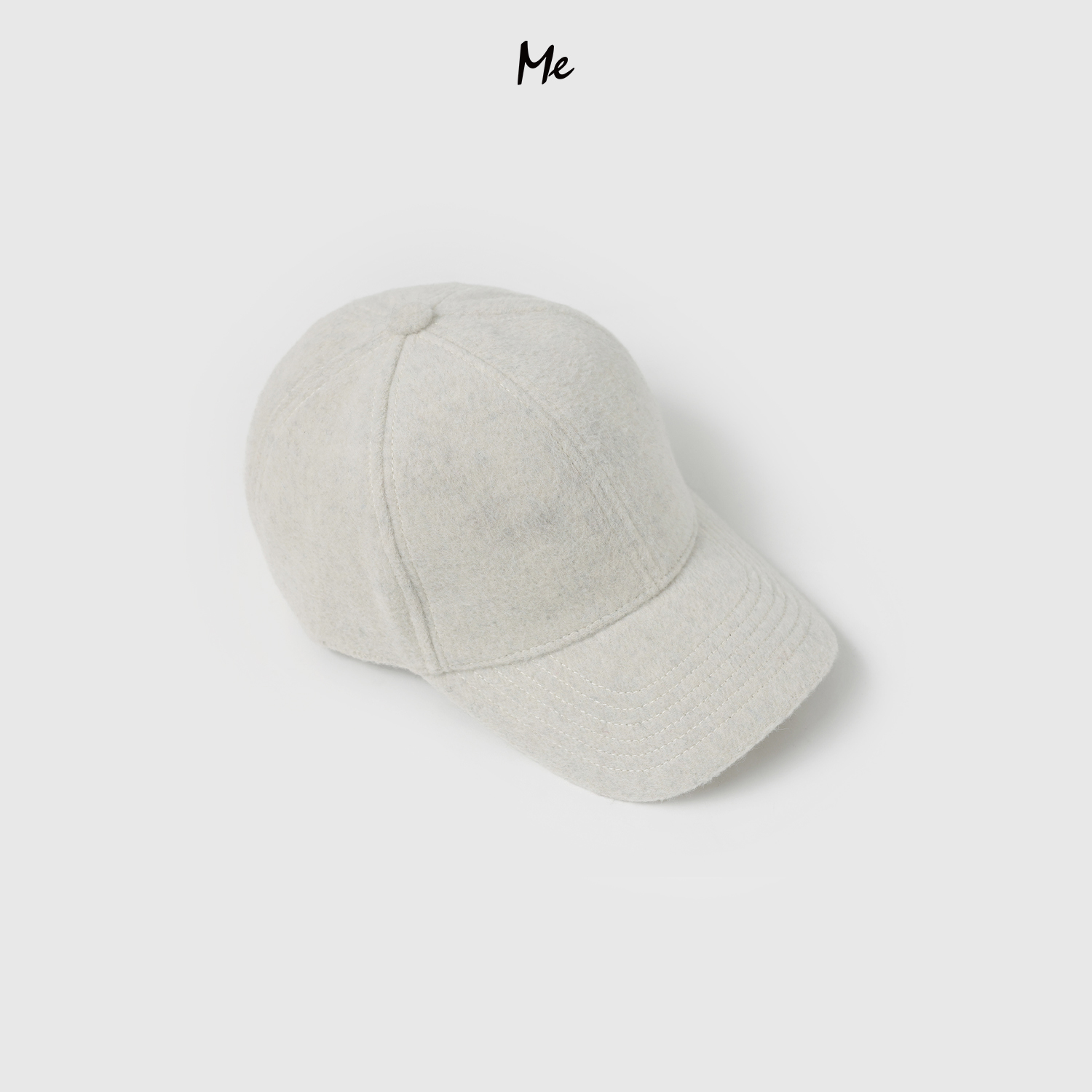 ME【云朵棒球帽】北纬43°绵羊毛圈圈呢奢牌感百搭帽子MESA4376
