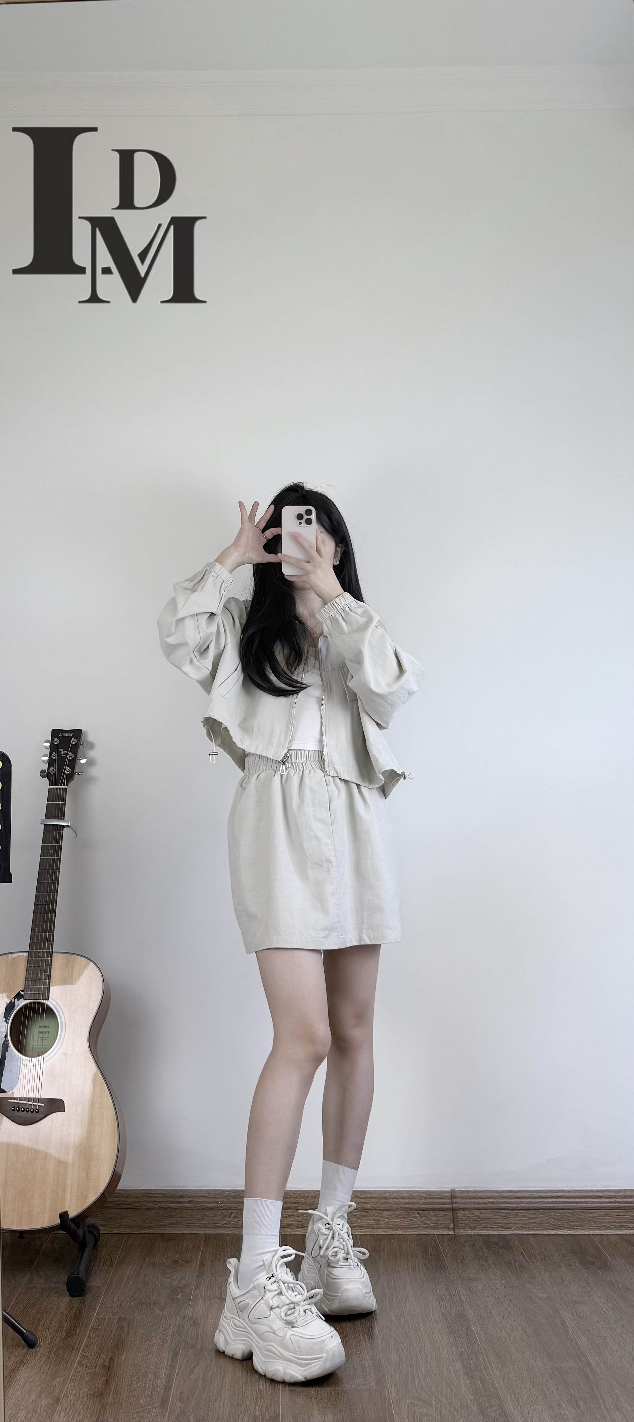 LDM/靓迪梦2025工装风时尚套装运动休闲简约套装酷飒风女装高级感