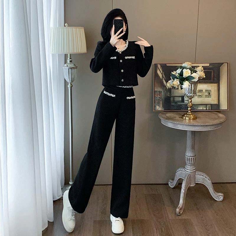 【木子】【两件套】网红炸街时尚洋气小香风通勤减龄爆款套装JT0040