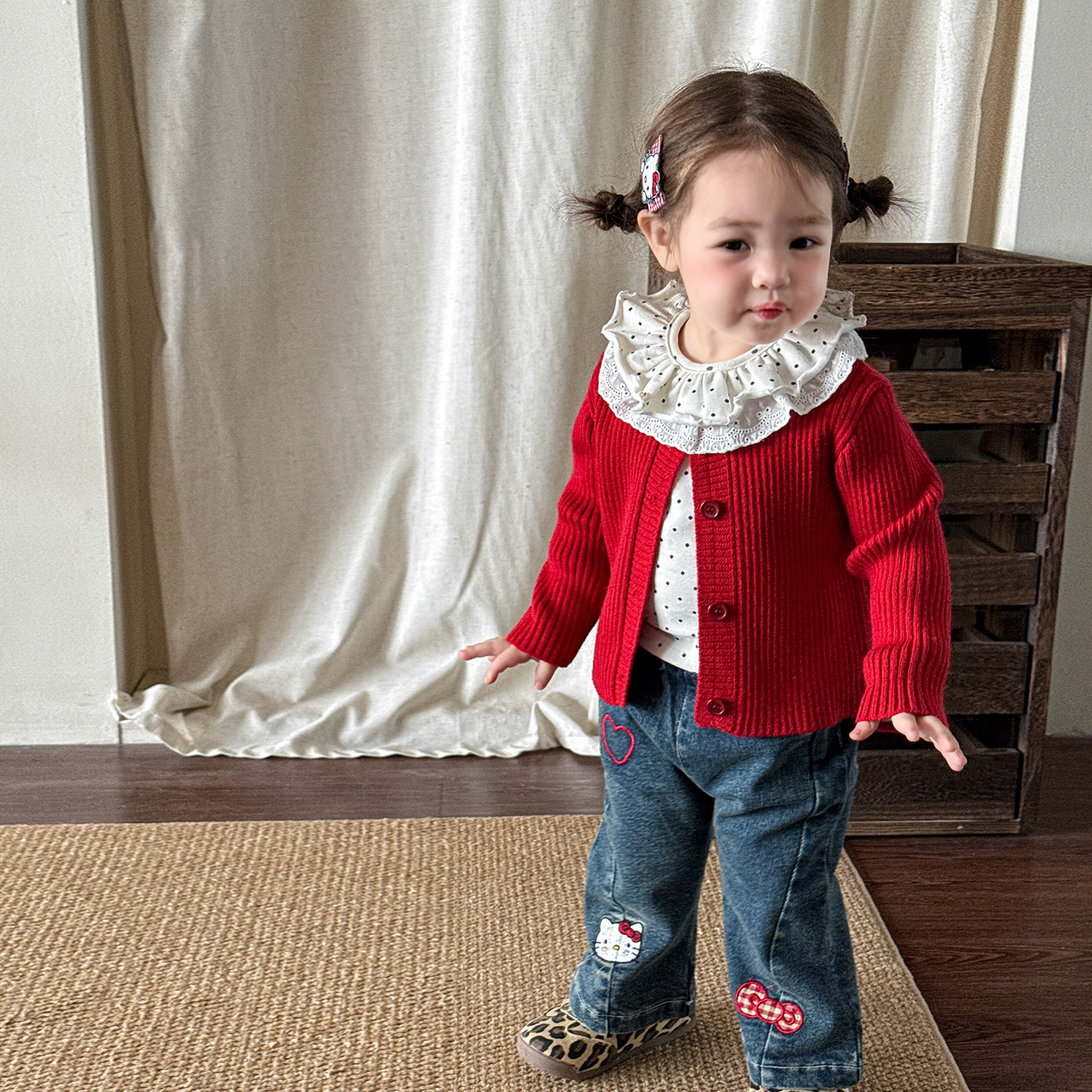 D5295童装女童秋套装2025新款儿童衣服女孩洋气穿搭早秋宝宝秋装