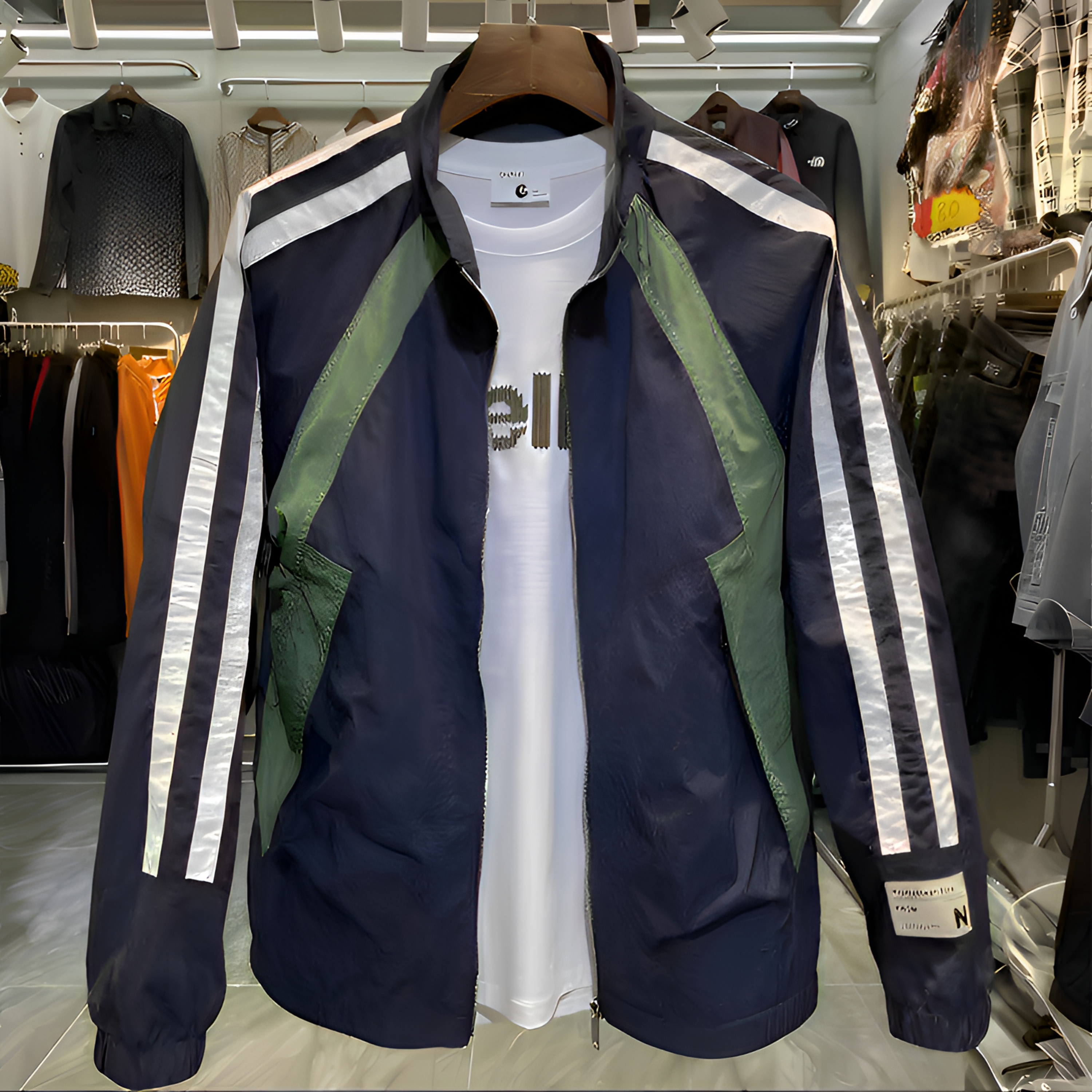 春夏季速干防晒外套男士时尚百搭休闲宽松防水翻领夹克上衣情侣款