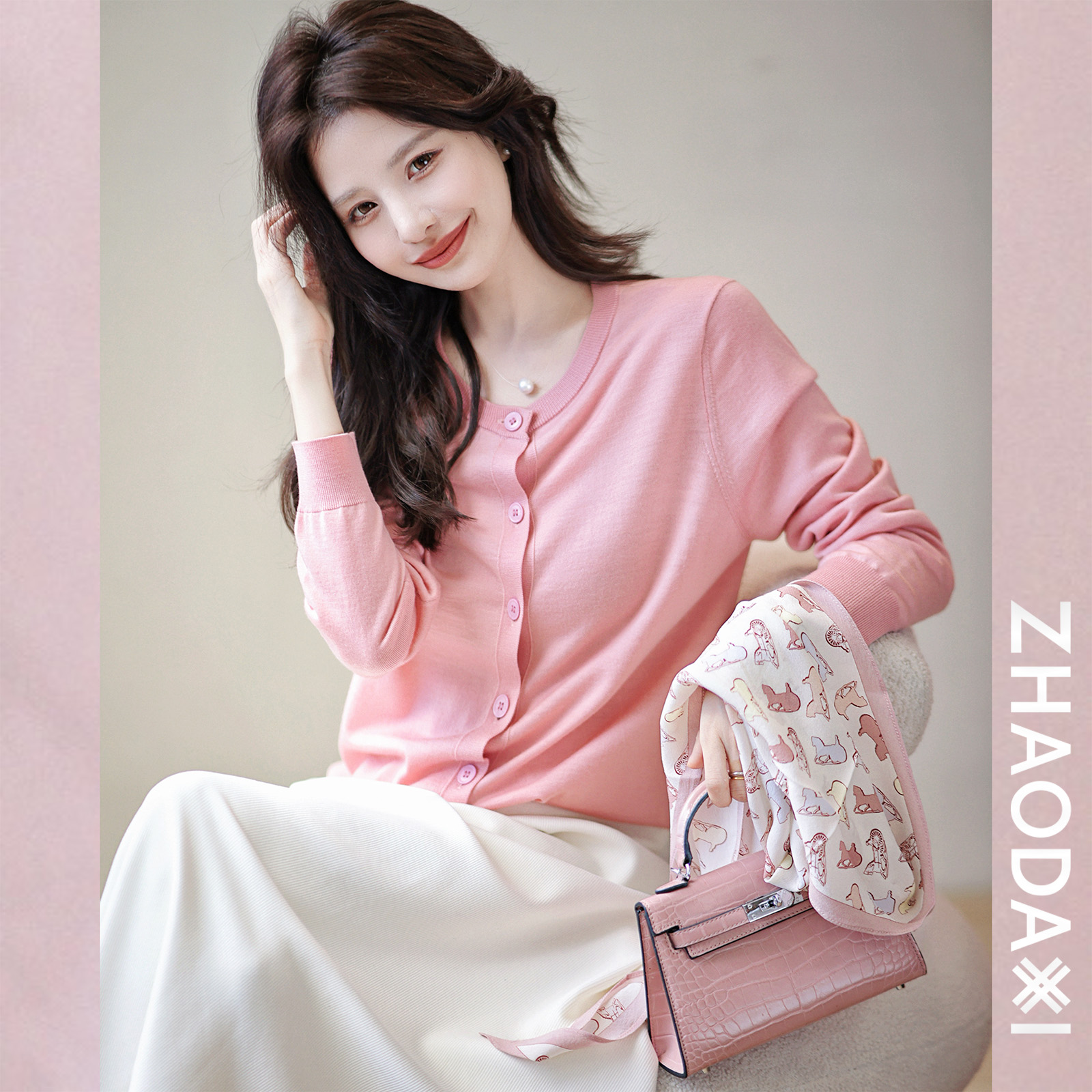 【赵大喜】现货！小甜豆开衫 | 100.%wool 入秋好搭子！圆领