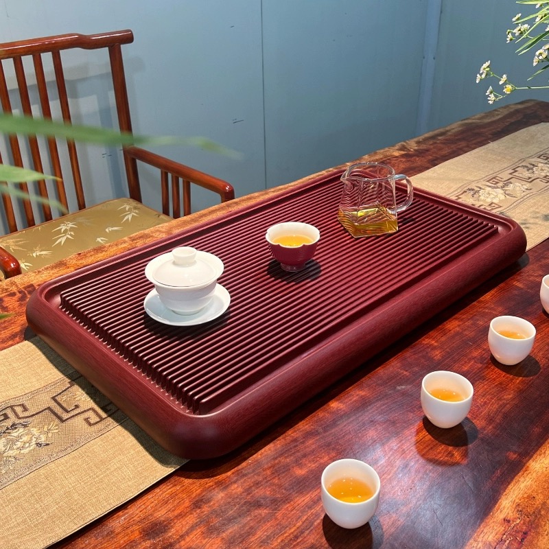 【正品电木】电木茶盘排水干泡茶盘家用新中式简约茶台高山流水