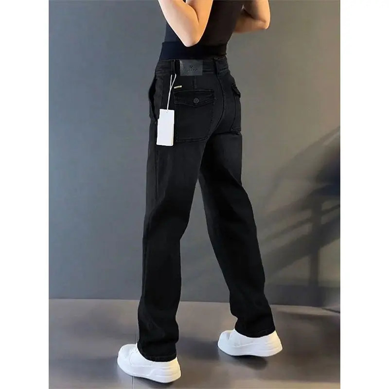 垂感欧货直筒牛仔裤男士秋秋冬百搭宽松休闲裤轻奢高端风潮牌长裤