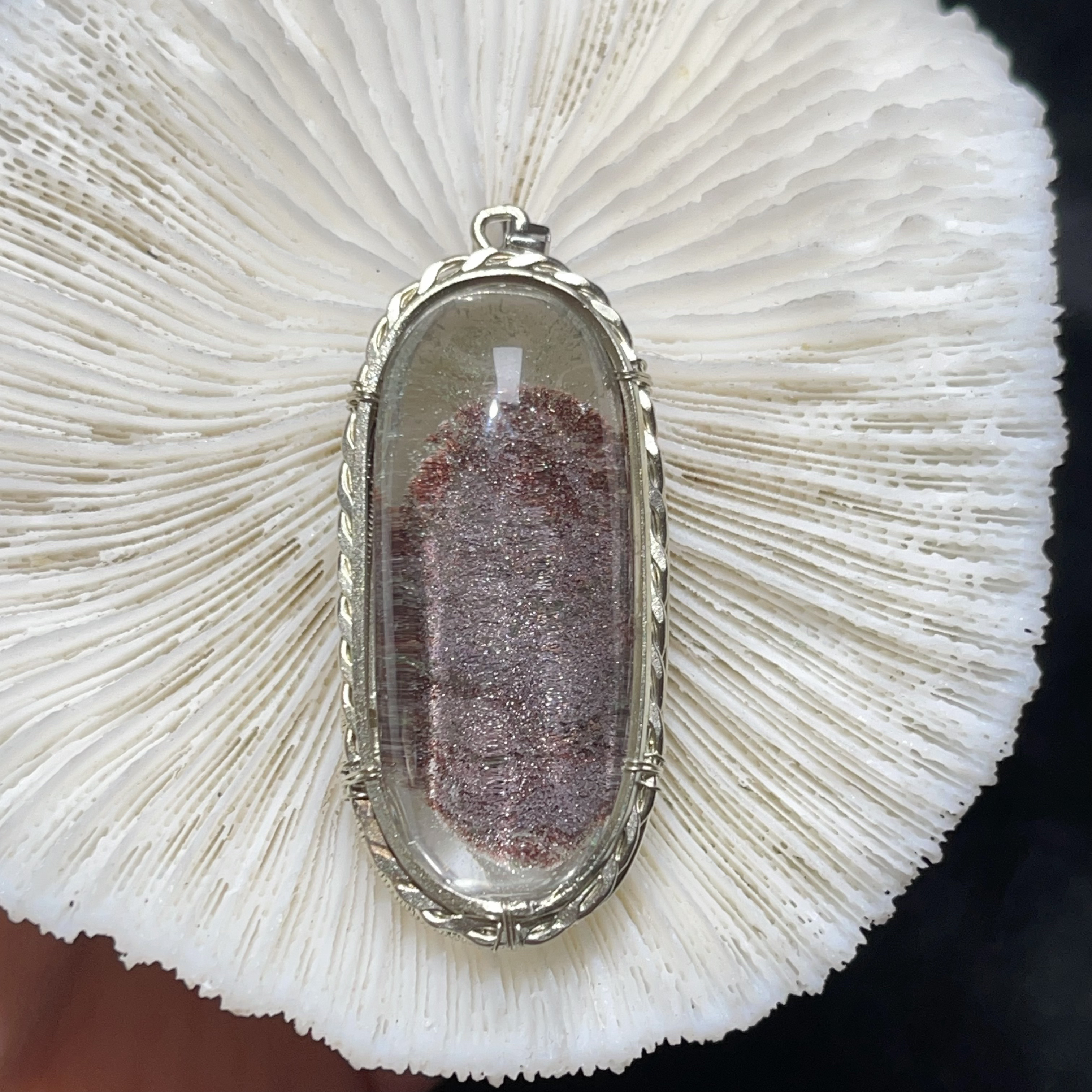 钛钢项链 白铜手工制作星光幽幽简约项链（可碰水）百搭