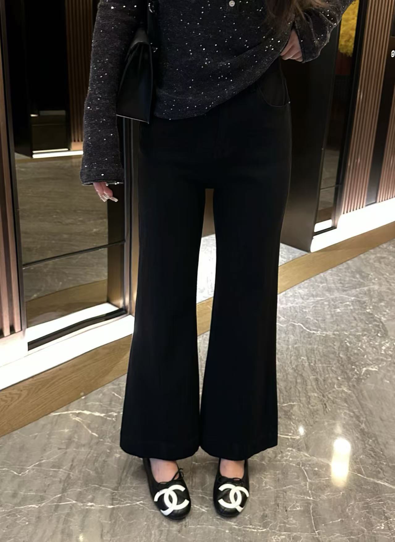 琪琪怪怪大码女装【完美裤型】高腰复古窄版直筒牛仔裤NZK034QTQ