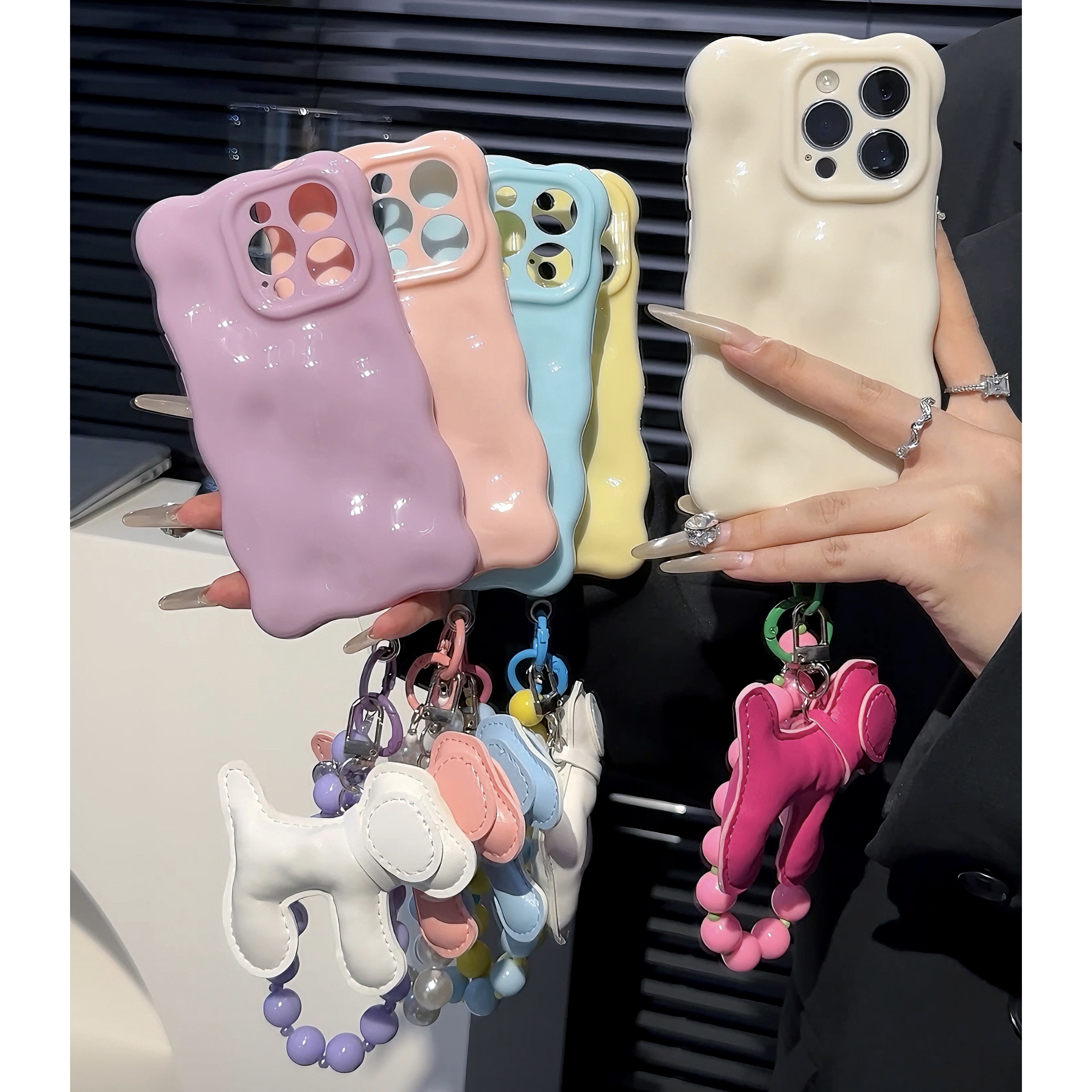 雅天立夏日多巴胺小狗适用iPhone16苹果13手机壳15promax新款14女