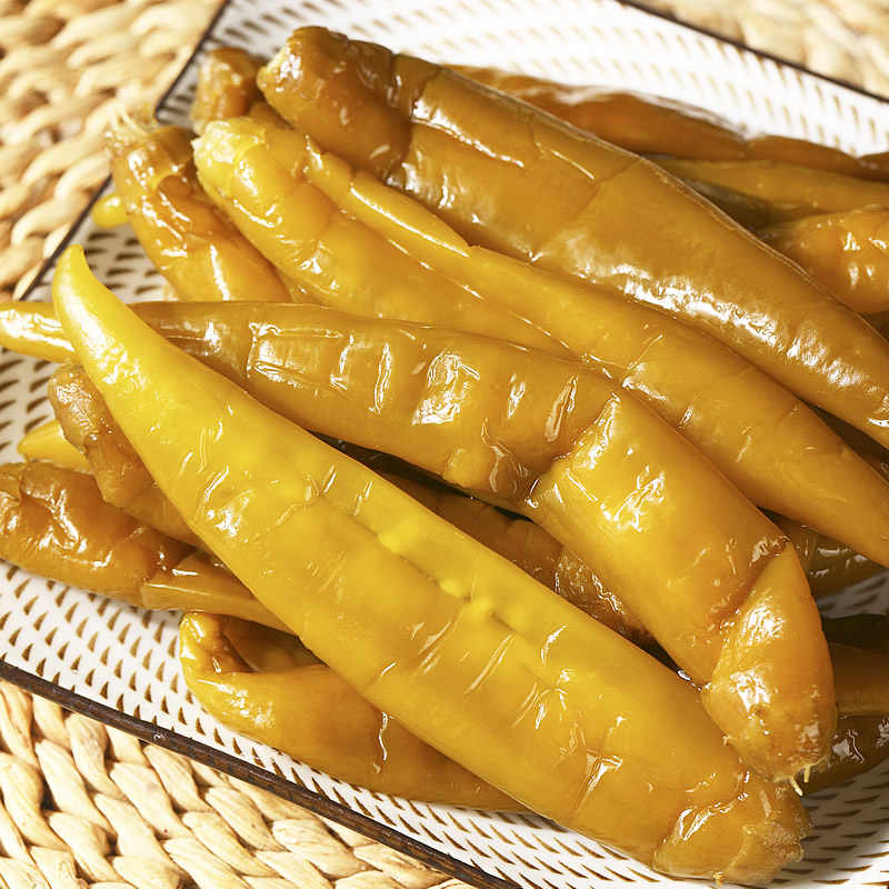 十堰特产竹溪泡菜酸辣椒酸豇豆酸韭菜老坛腌制酸菜开胃下饭菜