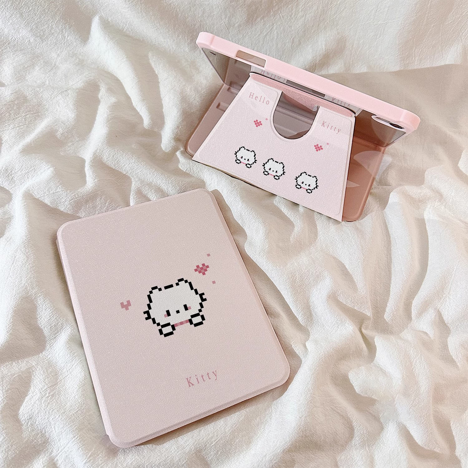 粉色猫咪适用华为MatePad11.5S保护套padair笔槽pro平板壳360旋转