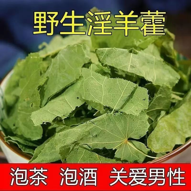 甘肃小叶淫羊藿淫山羊藿三枝九叶草高含量新货无杂可泡水泡酒
