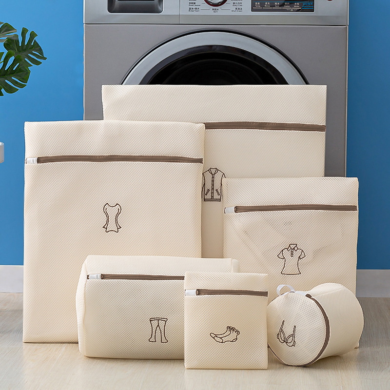 家用洗衣袋洗衣机专用防变形加厚网袋三明治刺绣内衣文胸洗衣护袋