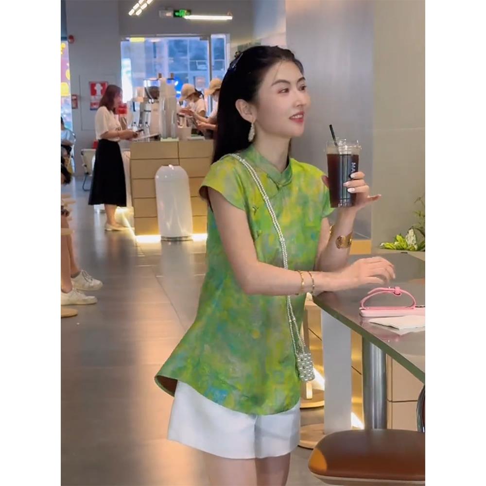 新中式女装国风上衣年轻版禅意高端精致唐装高级感小衫女2025新款