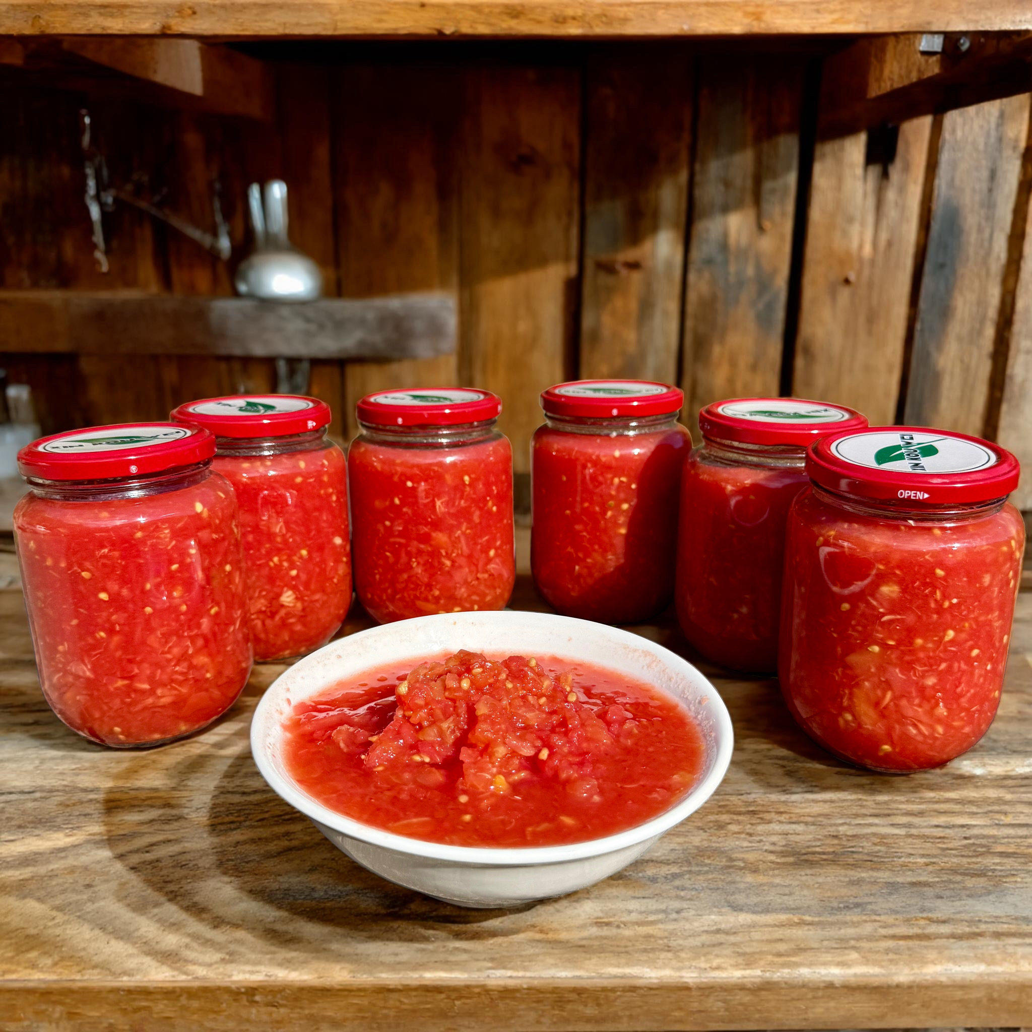 【西红柿酱】拓鲜生陕北特产无添加480g/瓶*6 瓶