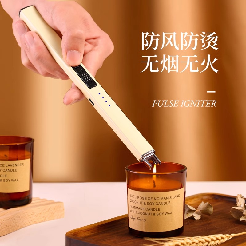 USB充电款 线香点火器家用手持便携点烟花神器脉冲打火点燃熏香