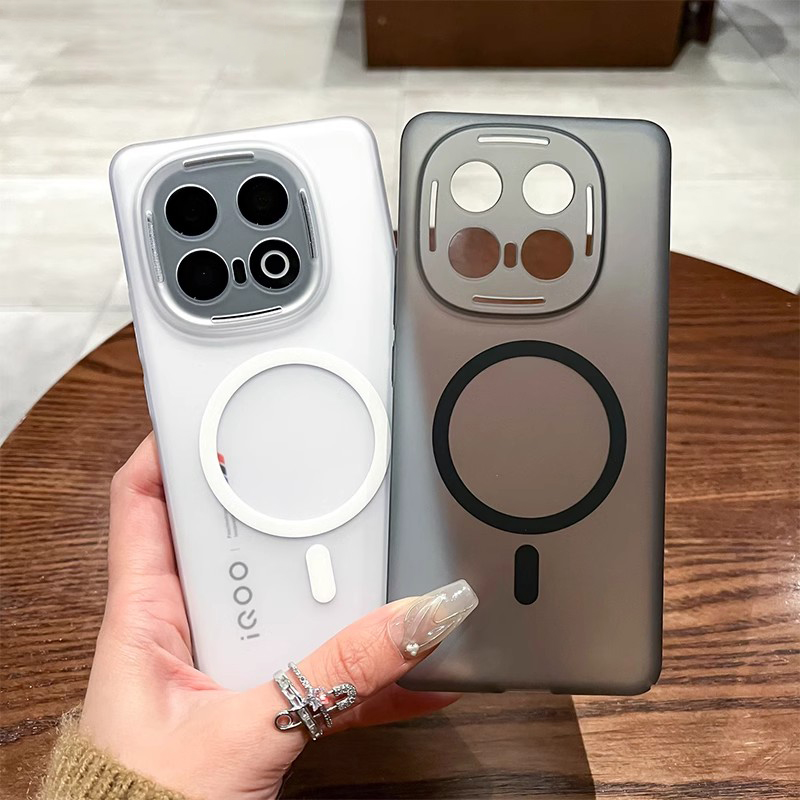 超薄冰雾磁吸适用iqoo13手机壳磨砂iqoo12pro全包防摔iqoo11s硬壳